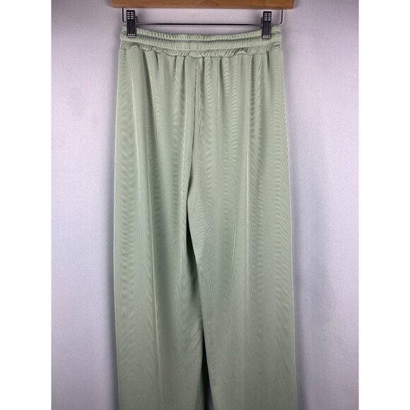 Women’s Katch Me Sage Green Ribbed Pants Size M - Picture 2 of 8